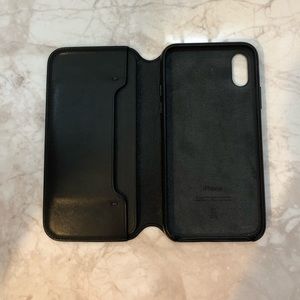 Apple: IPhone X leather wallet phone case